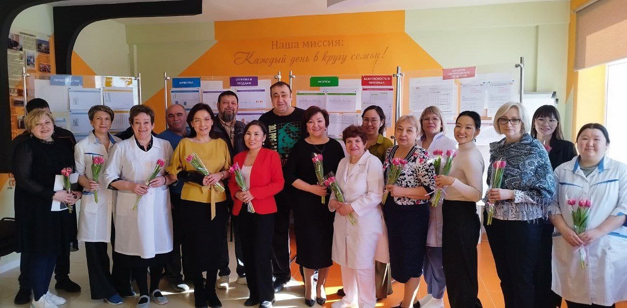 АО "Якутский хлебокомбинат" поздравляет с Международным женским днем! 